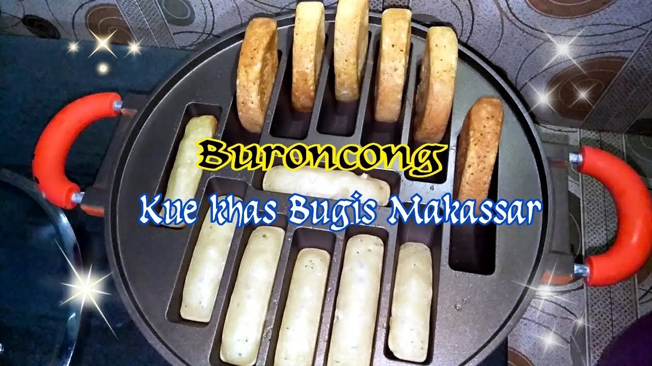 Resep Kue Buroncong khas Bugis Makassar
