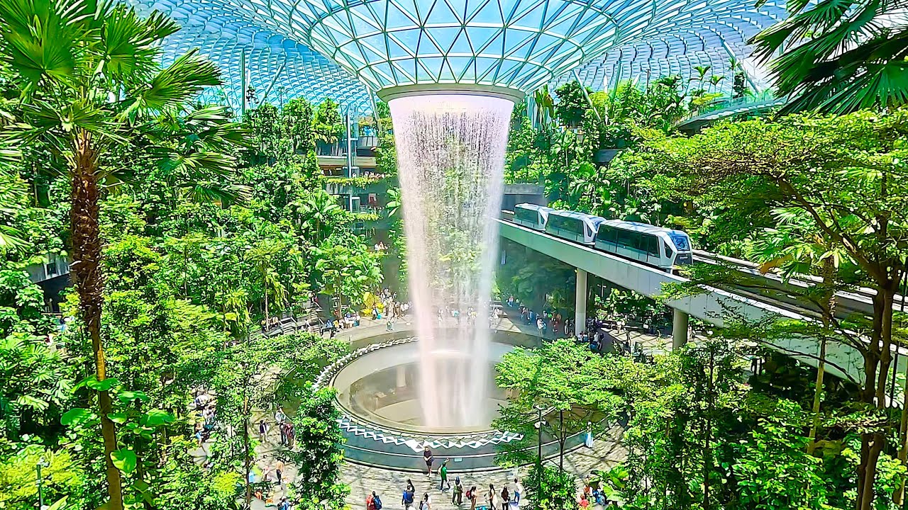 Jewel Changi Airport 2025 Walking Tour in 4K - Singapore Changi Airport, Singapore