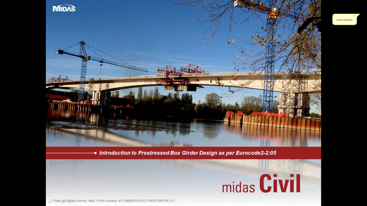 Webinar Midas Civil: Progettazione e Verifica di Ponti precompressi