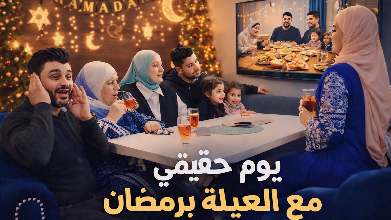 عشوائيات اول ايام رمضان مع العيلة يوم حقيقي ❤️ |  طلعنا فضايح العيلة 😵‍💫