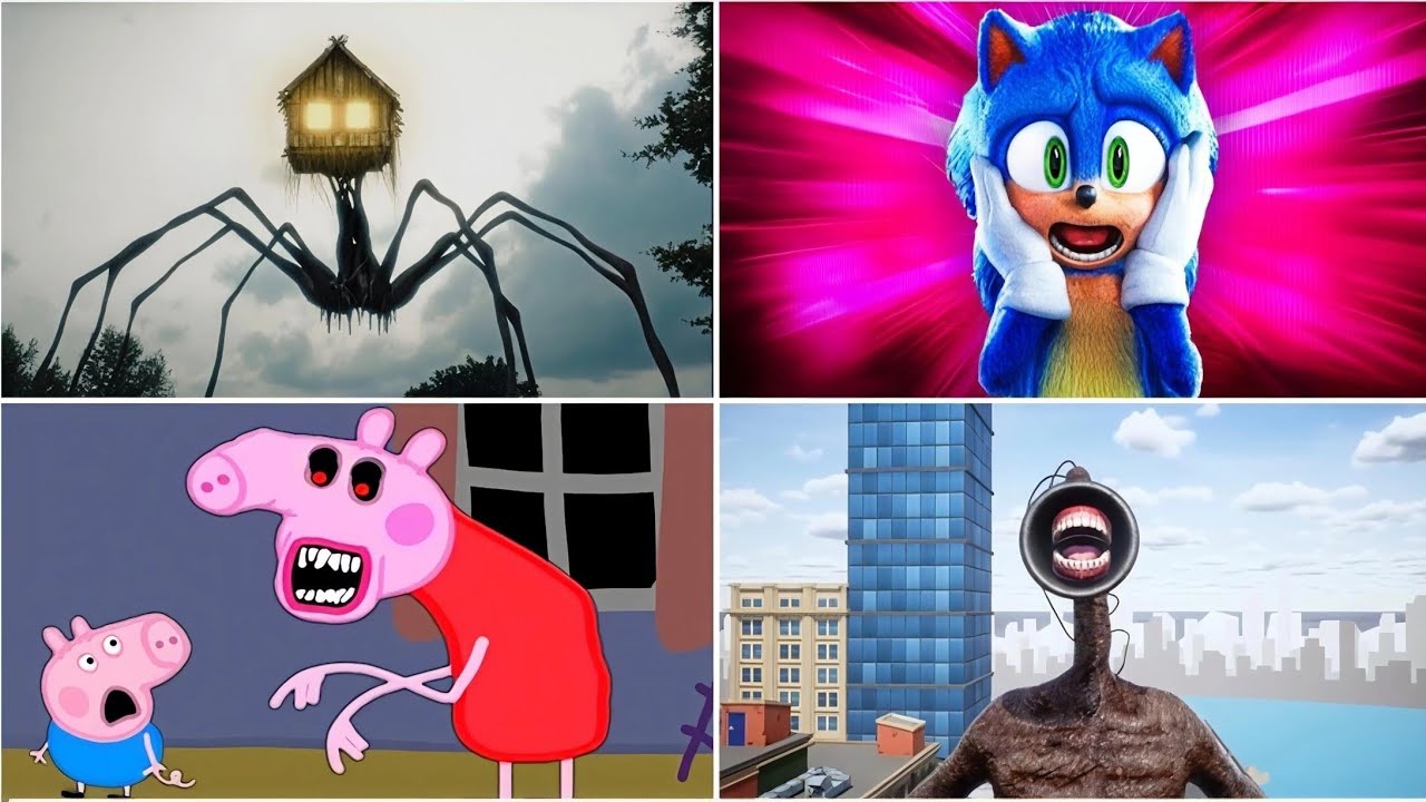 🎥House head 🆚 Sonic.exe 🆚 Peppa pig.exe 🆚 Siren head 🆚 GALA DANCE 🎶