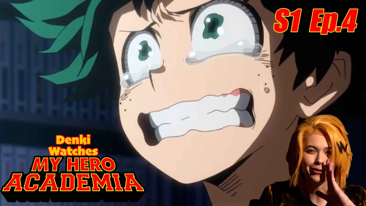 Izuku DID IT! | Denki Watches My Hero Academia Reaction  [Season 1 Ep. 4]