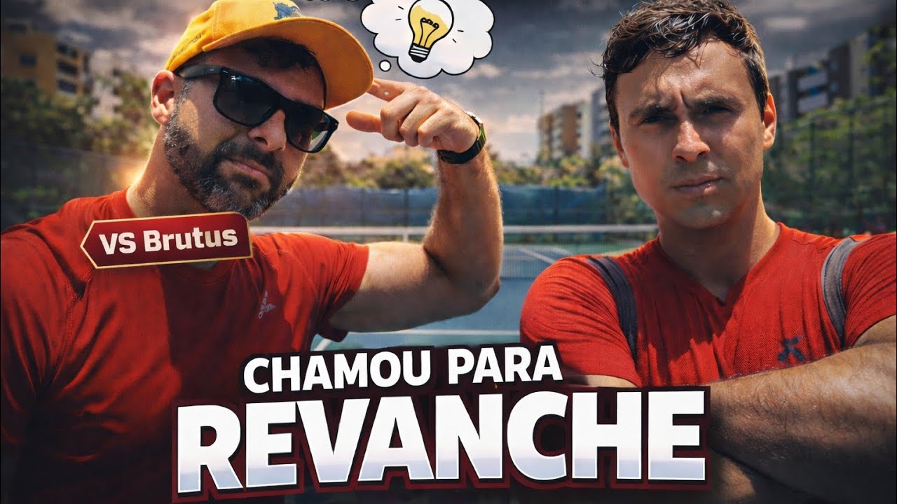 ELE PEDIU REVANCHE… e tomou 8x0 😳🎾