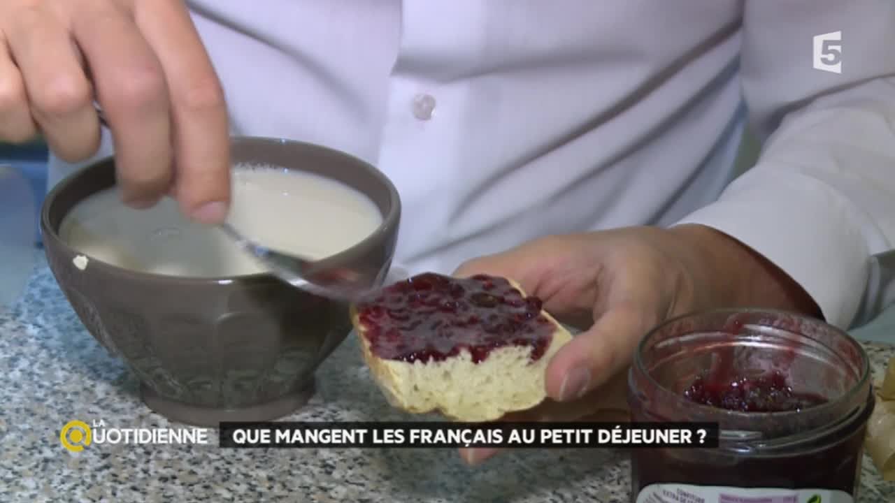 Que mangent les Français au petit déjeuner ?