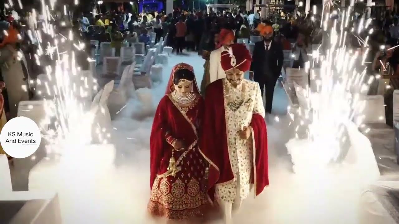 Bridal And Groom Entry @indianwedding1010 @KSMusicAndEvents