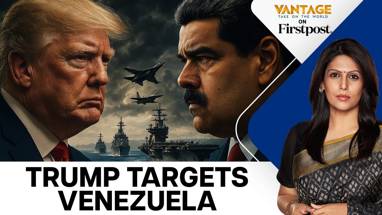 Наращивание военного присутствия в Венесуэле: Трамп отказывается исключать войну | Vantage с Палк...