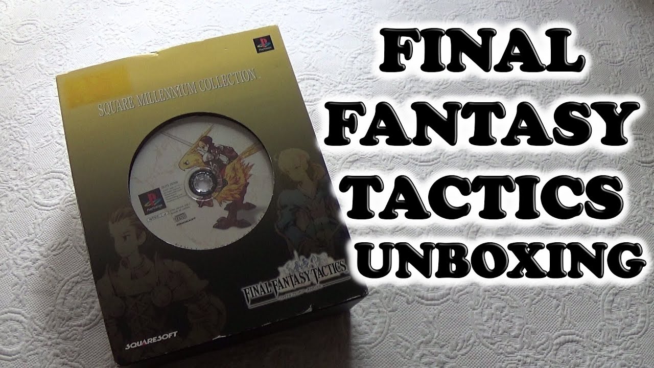 Final Fantasy Tactics Square Millenium Collection Unboxing Playstation