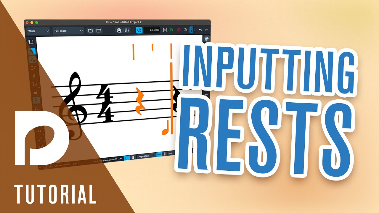 Inputting Rests | Note Input