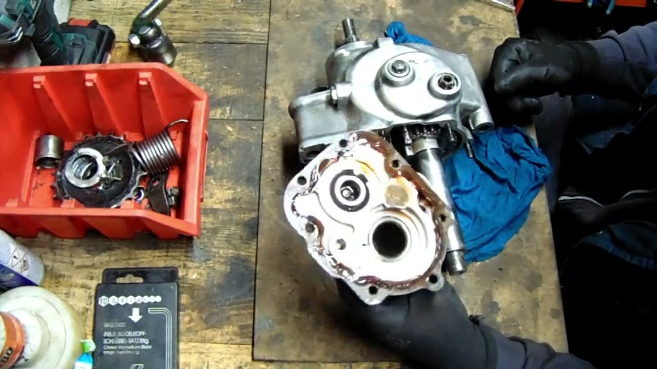 Nsu osl 601 vintage German motorcycle ( repairing part 4 )