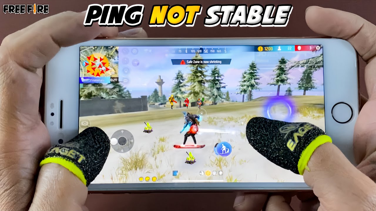 Ping Not Stable ☠️ Solo Vs Squad Gameplay in Mobile ⚡️ Free Fire 🔥 