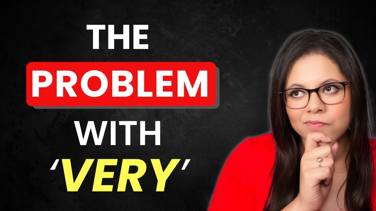 Stop using 'VERY' all the time! 🛑 REAL English Vocabulary Lesson