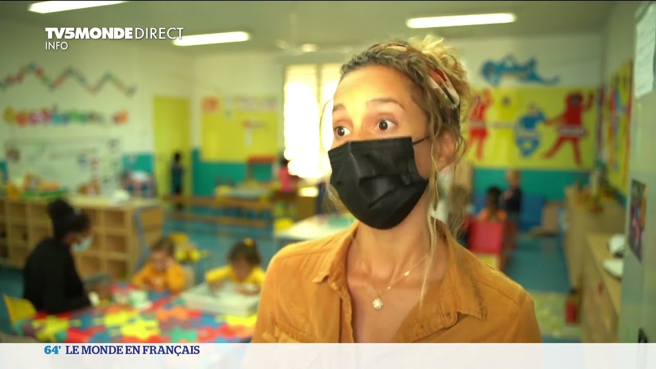 A La Réunion, une école maternelle en français et en créole