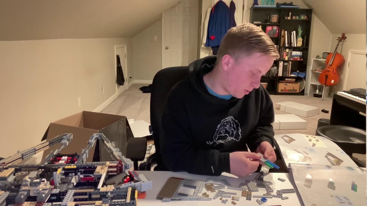 just chatting while I build my LEGO Millenium Falcon!!!