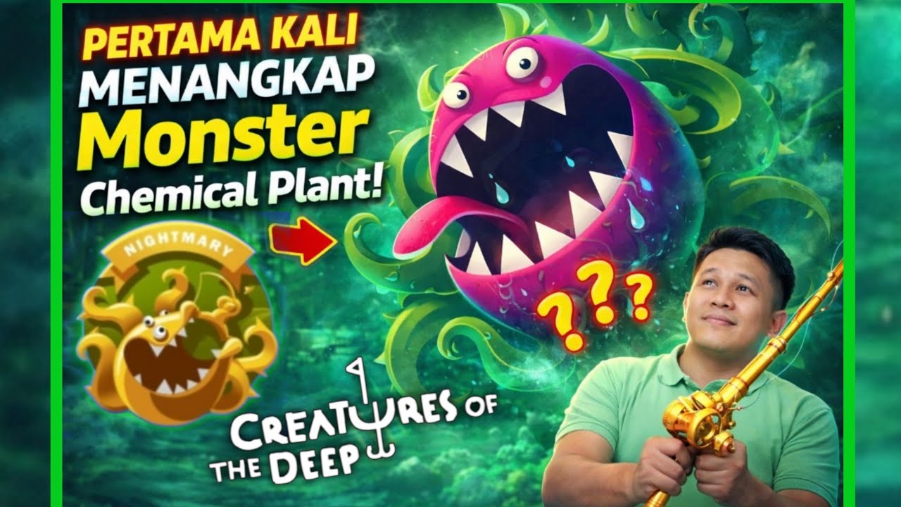 CHEMICAL PLANT THE LAST MAIN QUEST - MONSTER FIRST CATCH NIGHTMARY #monsterhunt 