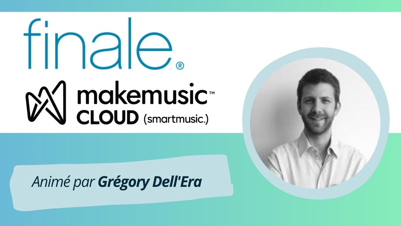 MakeMusic Cloud (smartmusic) et Finale | Webinaire