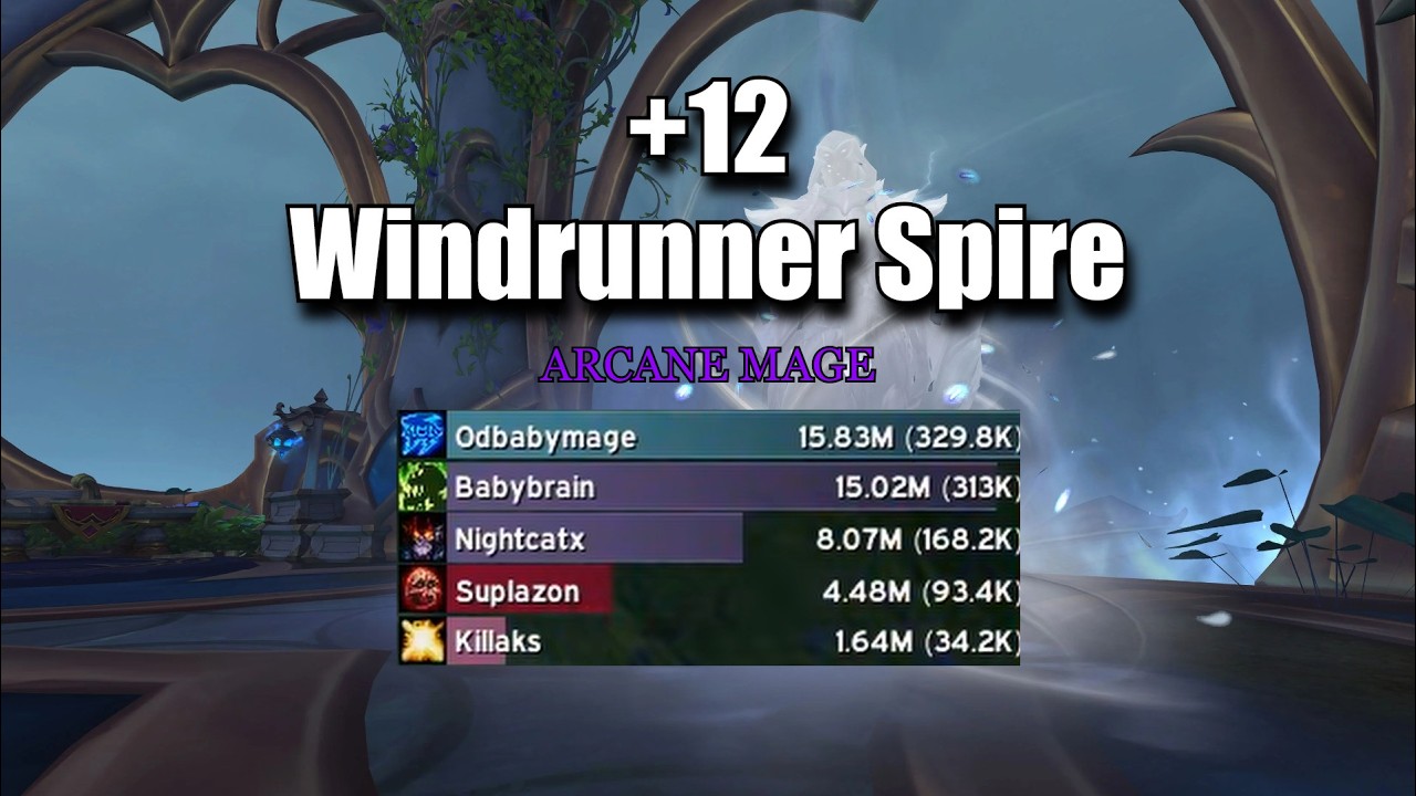 Arcane Mage Best Mage Spec? +12 Windrunner Spire Huge Burst Potential | WoW Midnight
