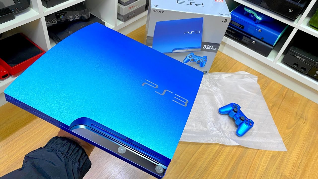 ESSE É RELÍQUIA 💎 | PS3 SLIM SPLASH BLUE