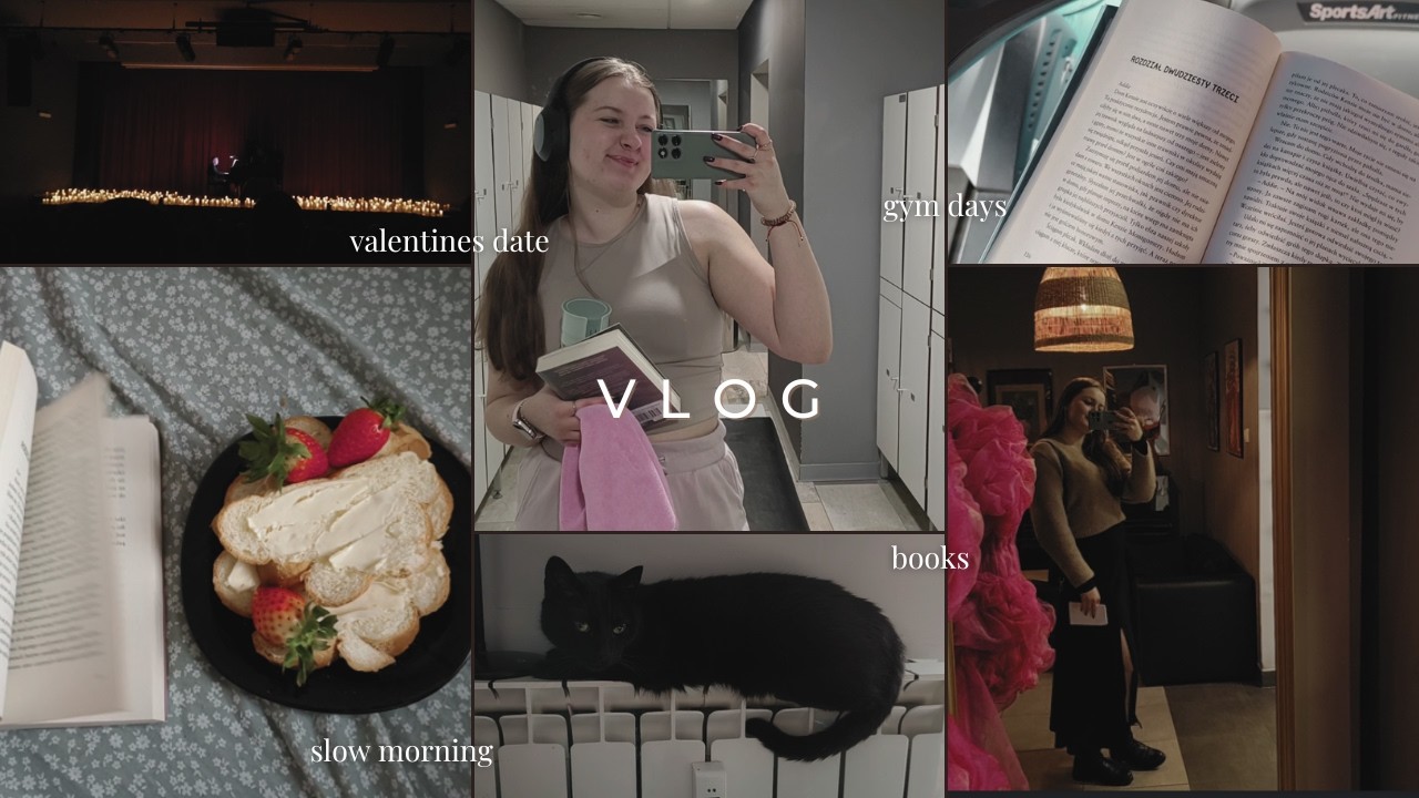 Nie - idealna codzienność: książki, siłownia, solo date | vlog #3