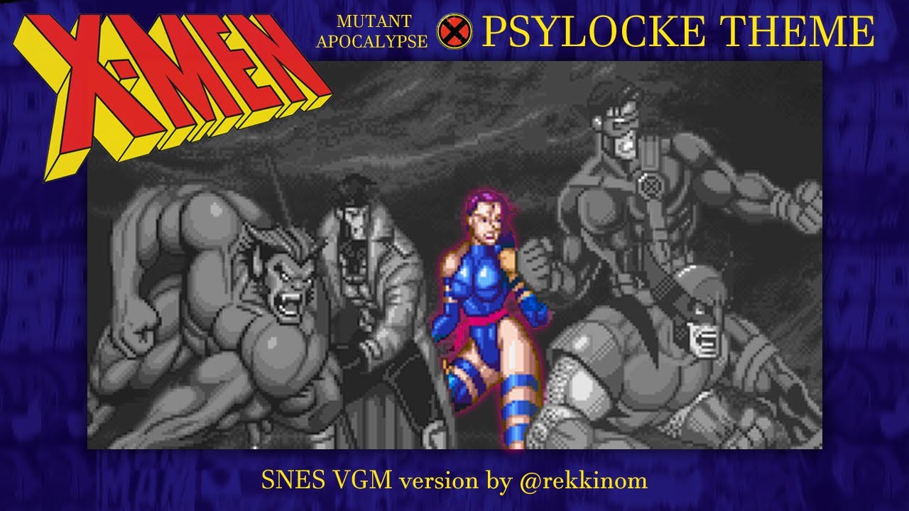 SNES X-men Mutant Apocalypse: Psylocke Theme cover