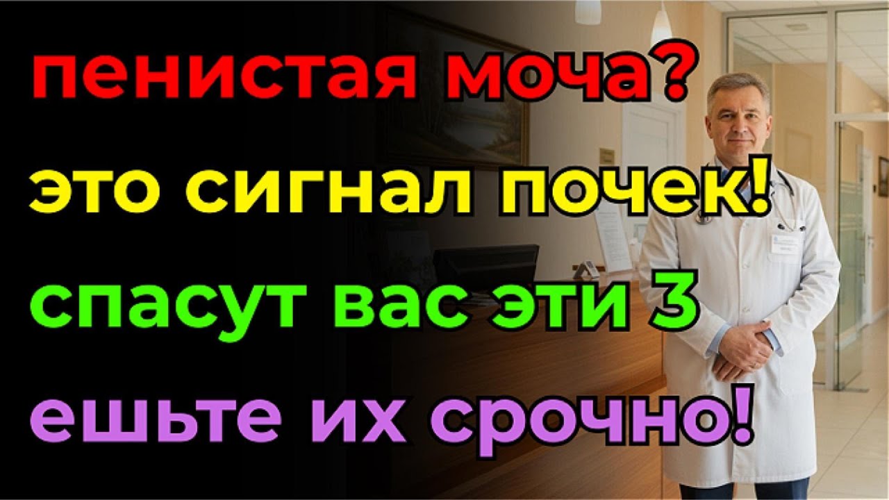 Если моча пенится, почки гибнут! Врач назвал 3 дешевых продукта, которые спасут ваше здоровье.
