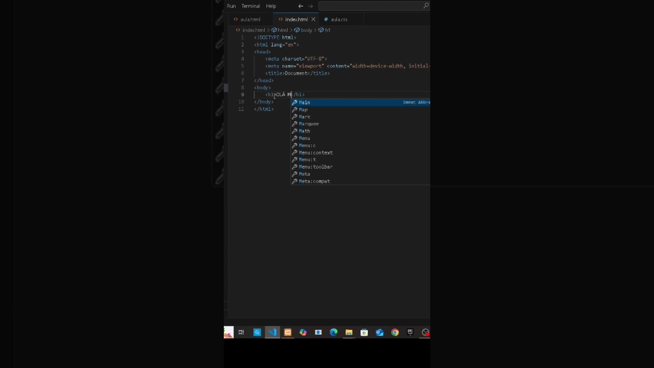crie sua primeira p&aacute;gina HTML em menos de 2 minutos #programacaoweb #passoapasso #html #AprenderHTML