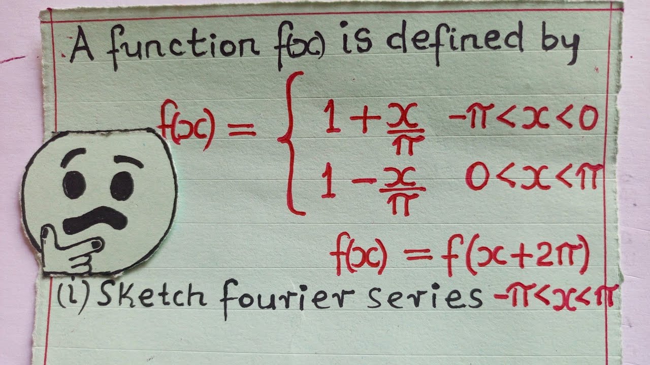 Fourier  Cosine Series Qn.2