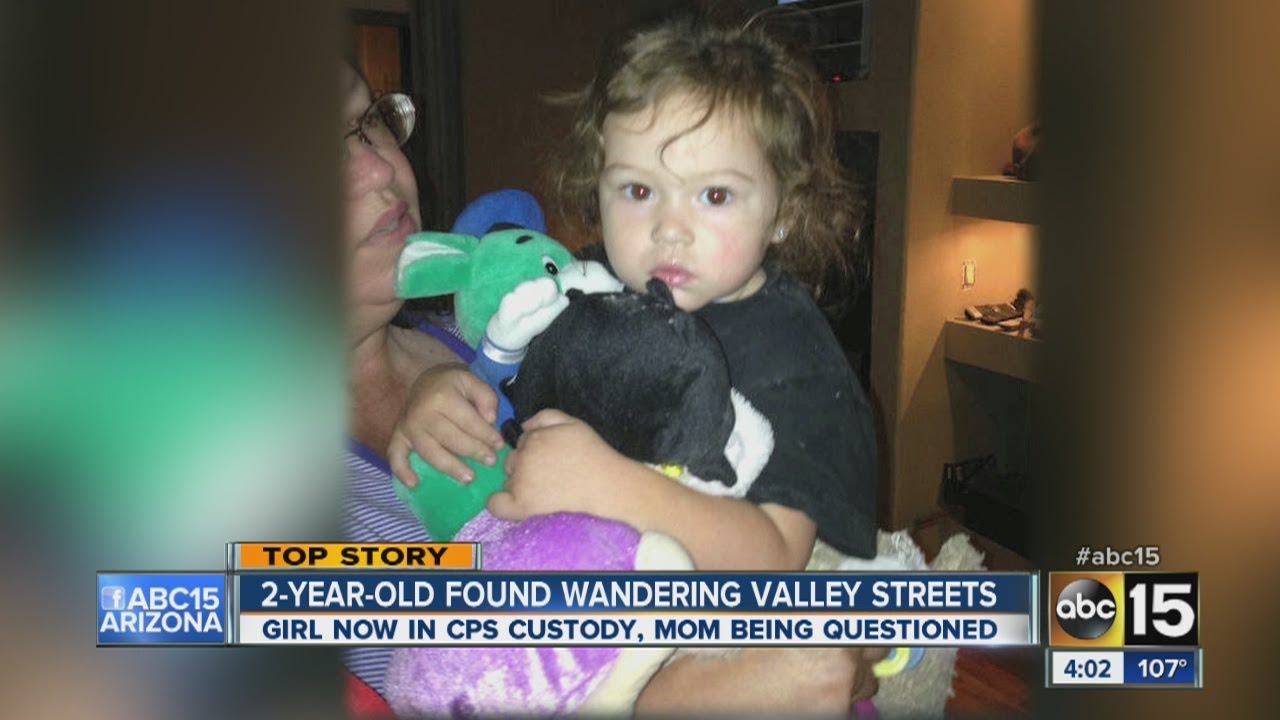 2-year-old found wandering Valley streets