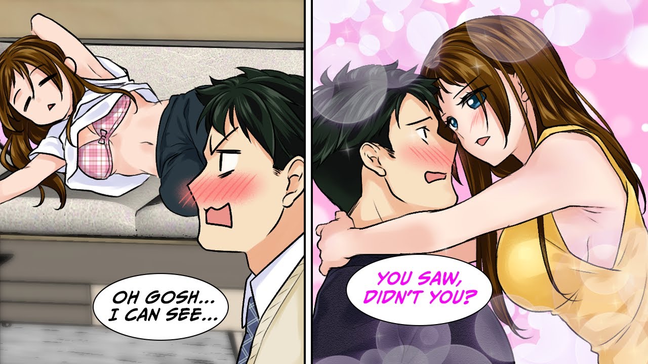 [Manga Dub] My step sister was sleeping on the couch with her underwear showing, so... [RomCom]