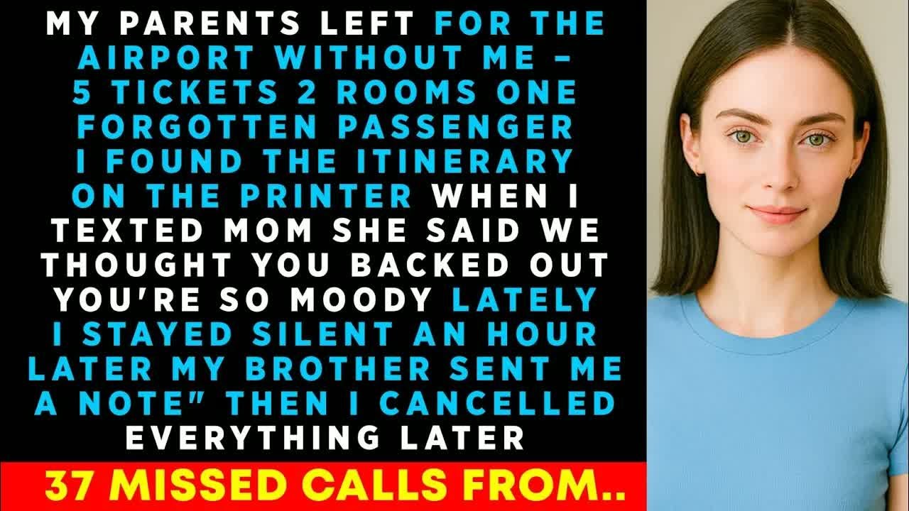 They Left For The AIRPORT Without Me – 5 TICKETS, 2 ROOMS & One Forgotten PASSENGER
