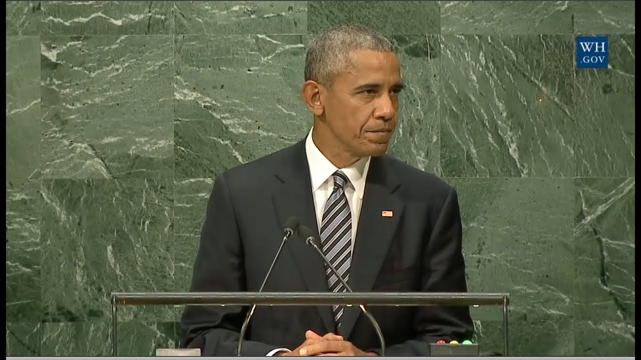 Obama's  Last Address To United Nations- Full Speech On Human Rights