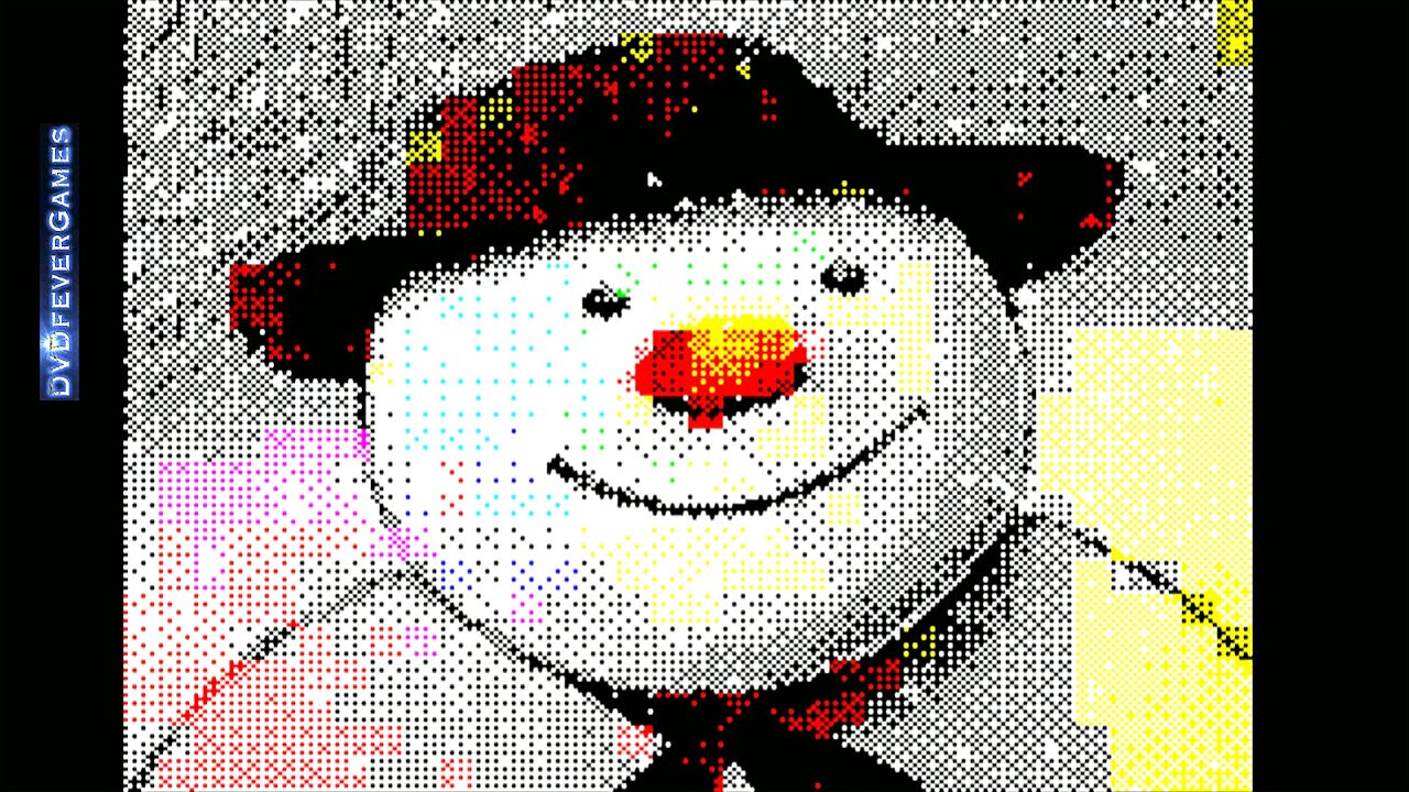 THE SNOWMAN Demo - ZX Spectrum Next / ZX Spectrum 128K - DVDfeverGames
