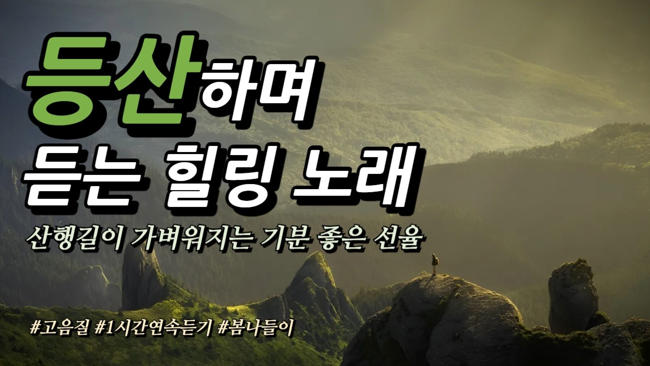 2026 봄 노래 추천 | 등산할 때 듣는 기분 좋아지는 트로트 연속듣기 | 솔로 여가수