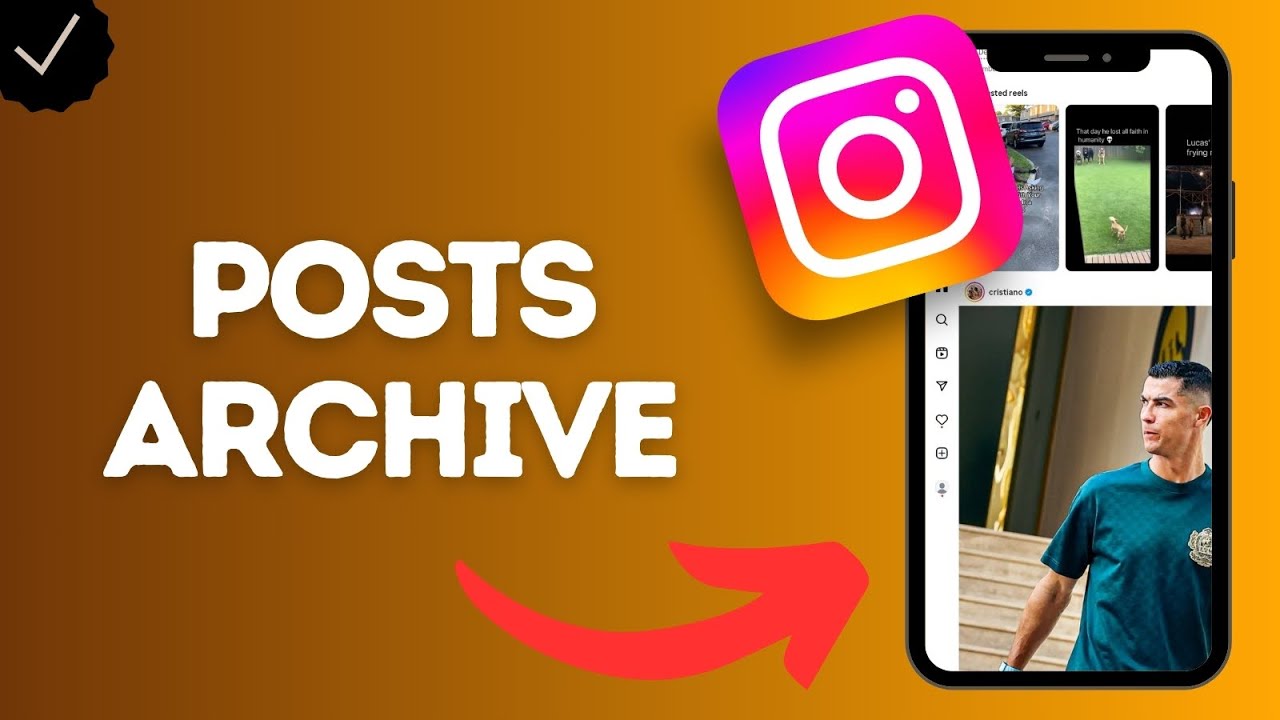 Как просмотреть архив своих публикаций в приложении Instagram (просматривайте заархивированные пу...