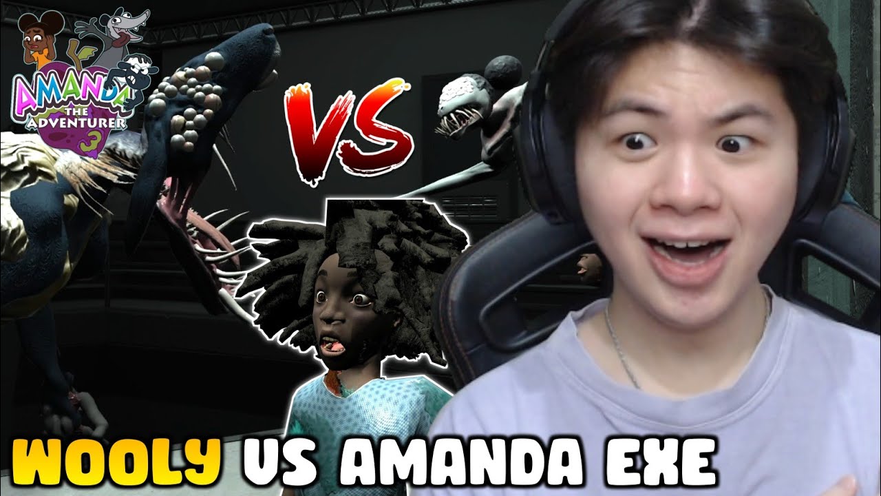 PERTARUNGAN EPIC ANTARA WOOLY.EXE VS AMANDA.EXE!! | Amanda The Adventurer 3 - Indonesia - END