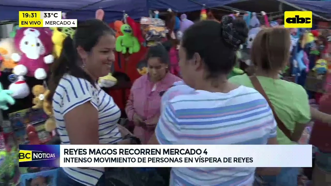 Comerciantes siguen aguardando paso de Reyes Magos sobre Eusebio Ayala