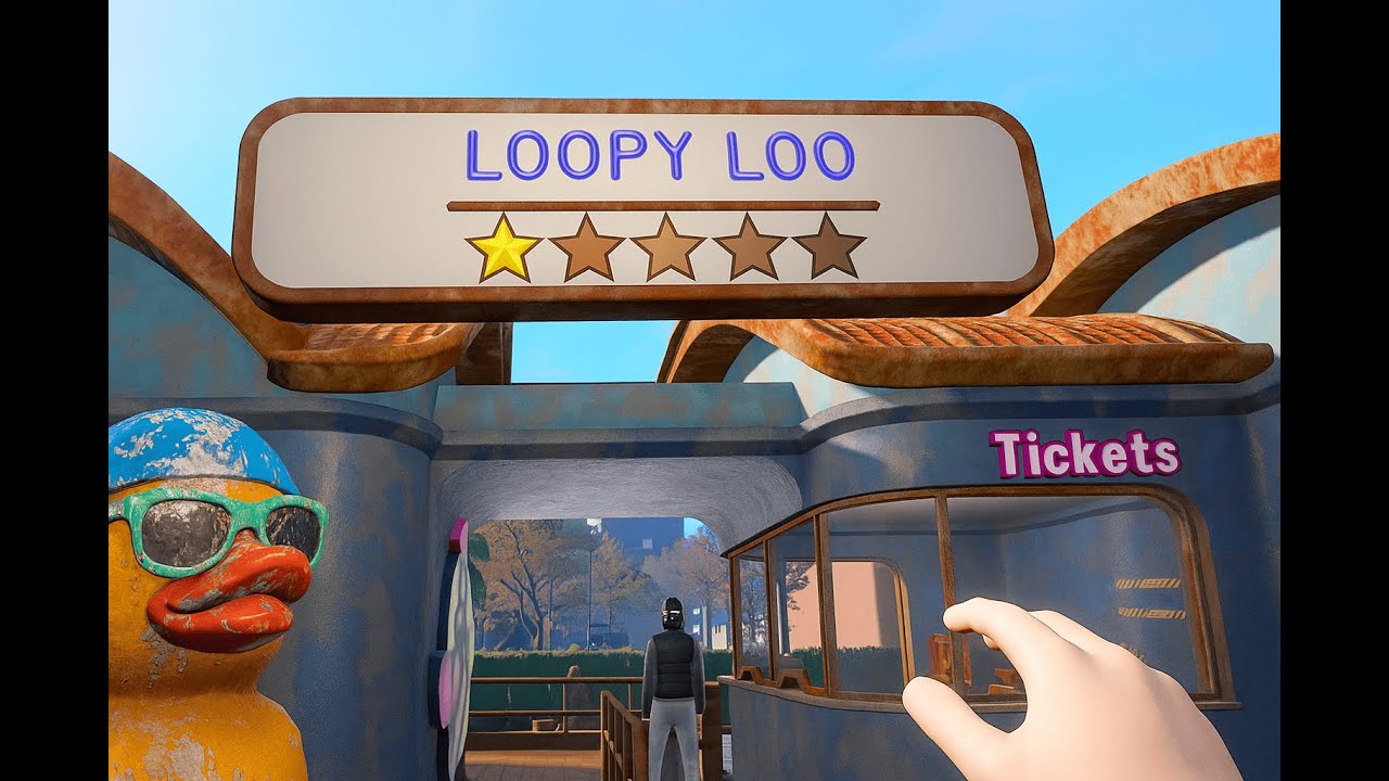 Building My Waterpark Empire! Loopy Loo Hits Its First Star! 💧 -water park simulator ep1