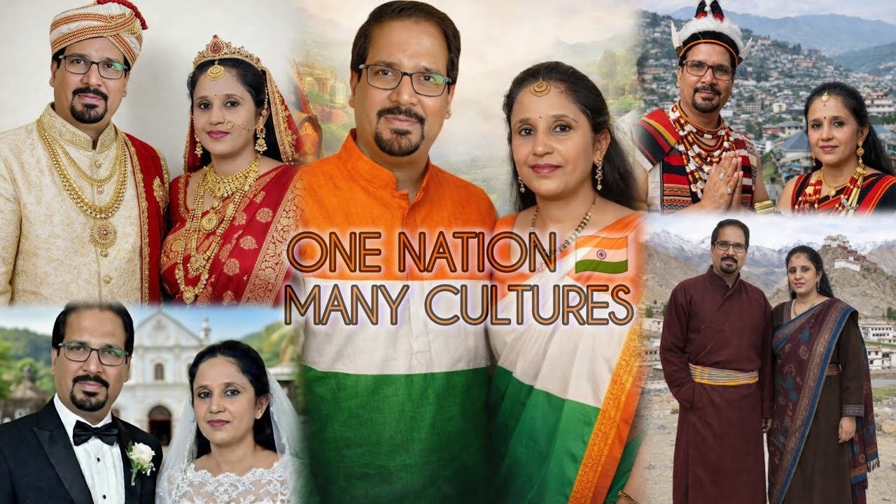 One Nation, Many Cultures 🇮🇳 | Unity in Diversity | AI Music Video | Republic Day Tribute