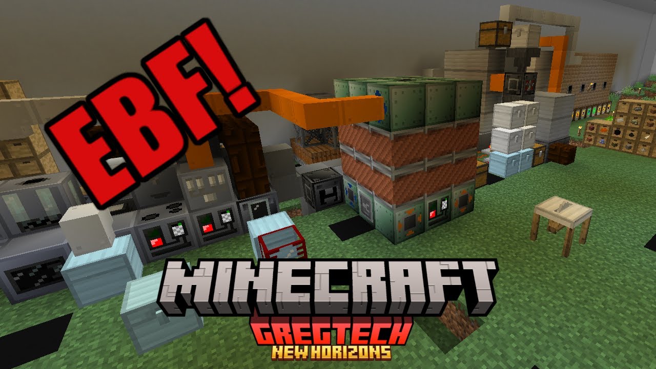 Electric Blast Furnace! Gregtech New Horizons
