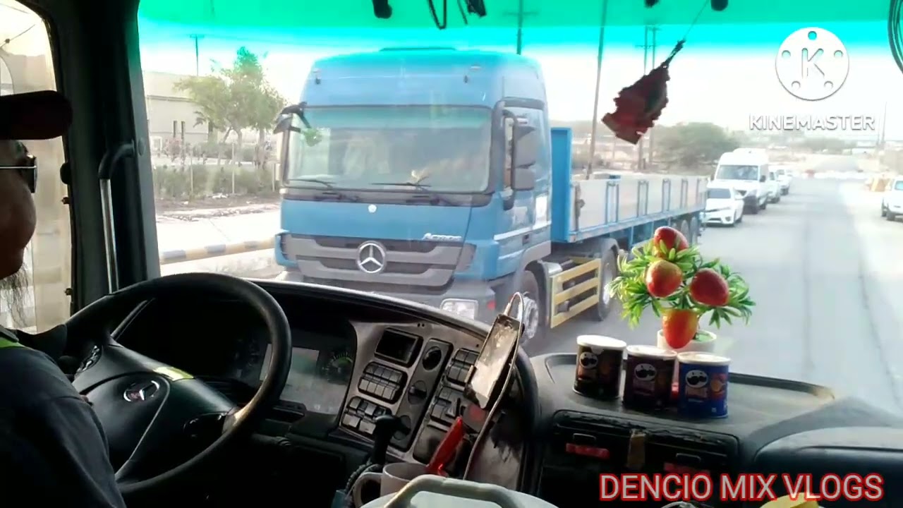 DAILY LIFE AS A TRAILER DRIVER, OF SAUDI ARABIA