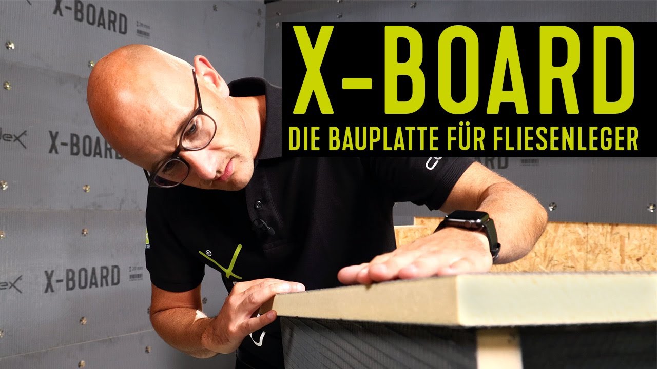 Codex X-Board – die Hartschaum-Bauplatte für Fliesenleger