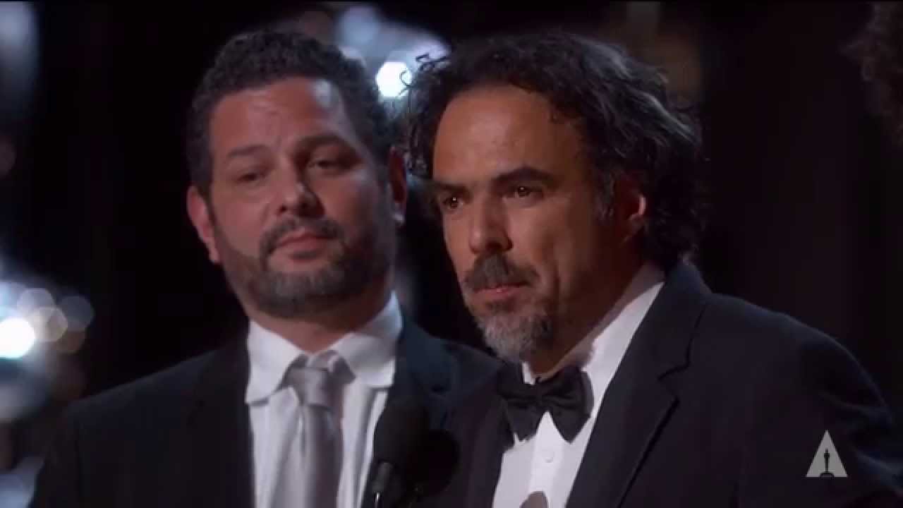 "Birdman" winning Best Original Screenplay