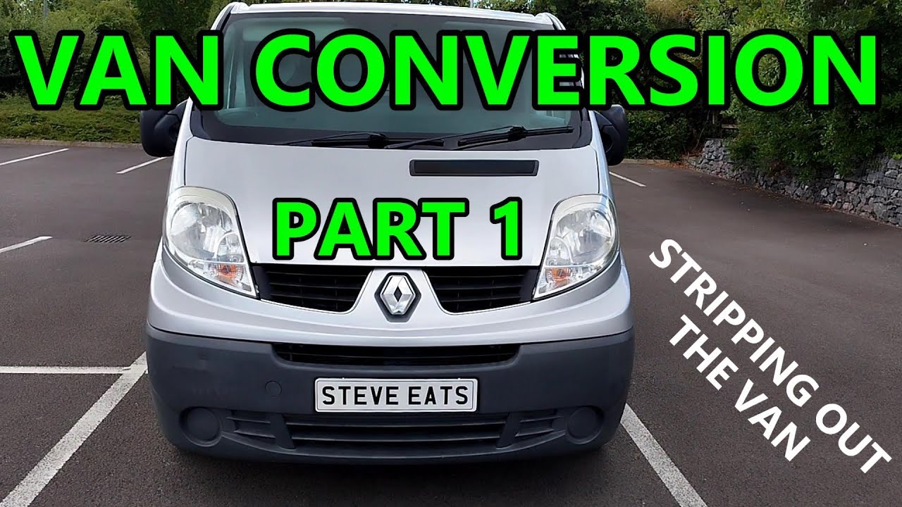 PART 1 My Renault Trafic Camper Van / Day Van Conversion Removing Ply Lining | Flooring | BulkHead