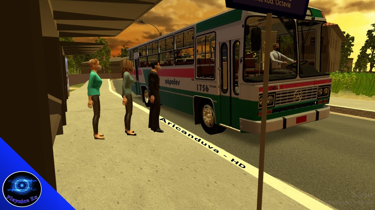 Proton Bus Simulator - Jogando no mapa Aricanduva HD.