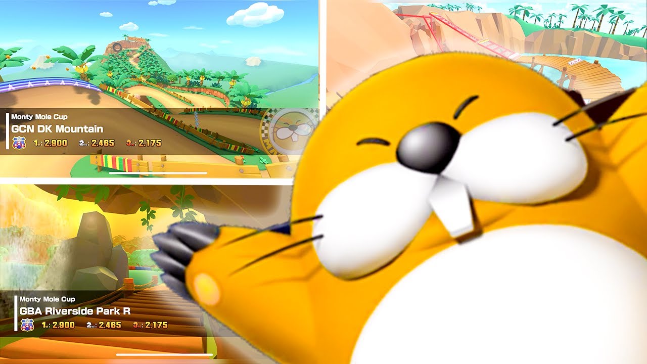 Mario Kart Tour Monty Mole Cup 150cc (Animal Tour 2023)