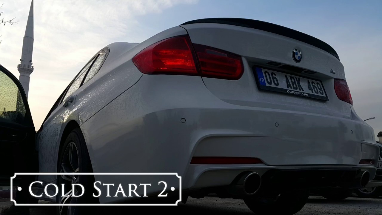 BMW F30 3.16i Custom Exhaust (Center Muffler Removed)