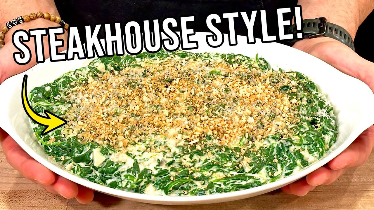 The BEST Creamed Spinach Recipe You’ll Ever Make!