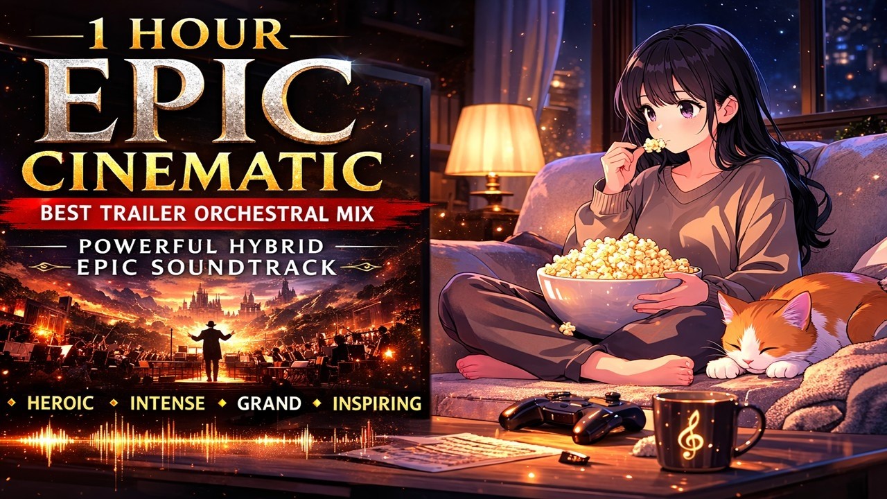 1 Hour Epic Cinematic Music 🔥 Best Trailer Orchestral Mix | Powerful Hybrid Epic Soundtrack