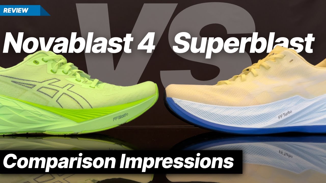 Asics Novablast 4 vs Asics Superblast