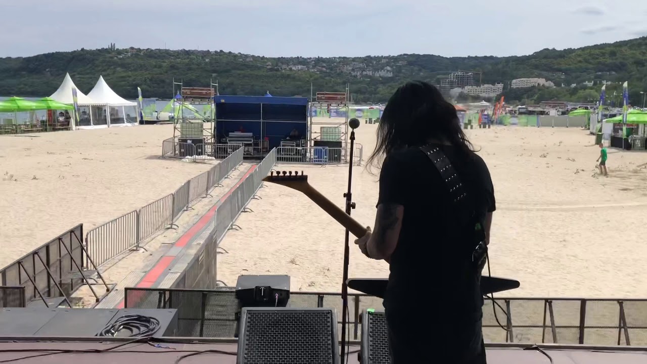 Firewind Soundcheck at Varna Rock  + Speed Demon pedal testing