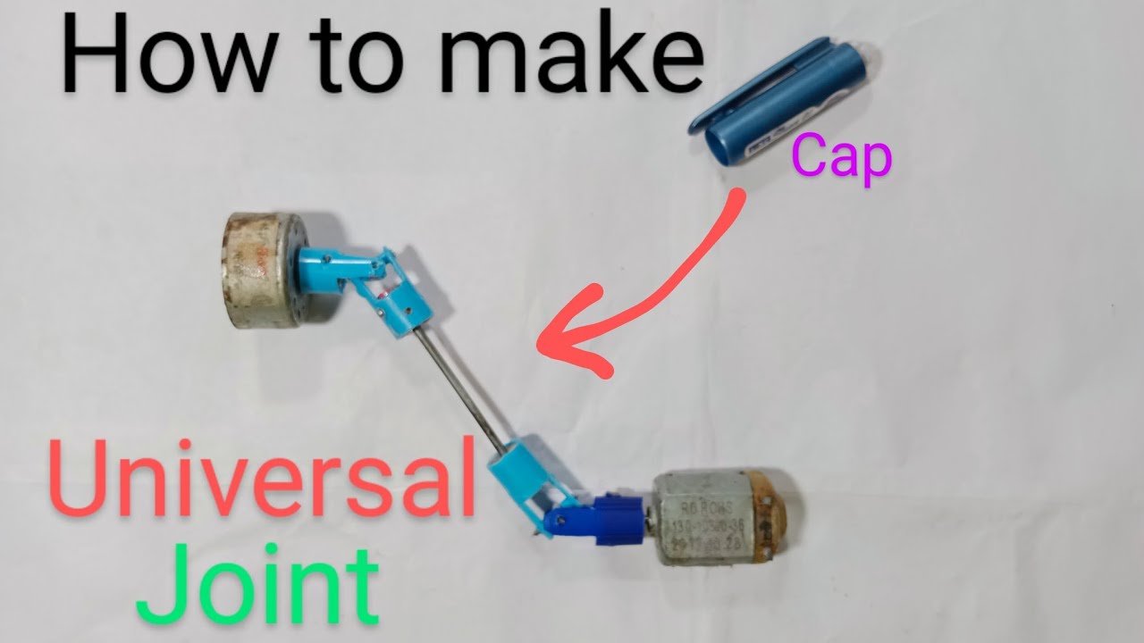 How to make universal joint.how to make universal joint with pen #universaljoint #technicaletc